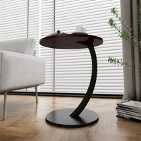 Table basse en acier inoxydable moderne et durable pour salon, chambre à coucher, hôtel - Design industriel élégant