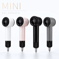 Meilleur mini-sèche-cheveux professionnel de salon, ionique, séchage rapide, usage domestique, moteur BLDC, 3 vitesses et réglages de chaleur