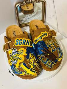 Chaussons décontractés pour hommes de haute qualité, imprimés et brodés, avec semelle en liège et soutien de la voûte plantaire - Product Image 5