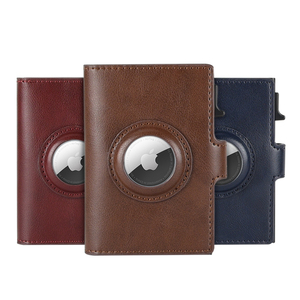 กระเป๋าสตางค์บัตรเครดิตวัสดุ PU ความจุขนาดใหญ่การปิดกั้น RFID ปกป้องกระเป๋าสตางค์ป๊อปอัพใหม่สีน้ําตาลสําหรับมนุษย์ - Product Image 1