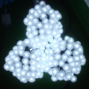 Guirlande lumineuse extérieure LED boule de neige imperméable fée de Noël boule de pissenlit <span class=keywords><strong>solaire</strong></span> pour décoration de jardin - Product Image 1