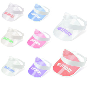 Casquette à visière transparente colorée pour enfants, idéale pour les fêtes d'anniversaire, légère, imperméable, chapeau de sport, protection solaire, pour femmes et hommes, voyage et activités de plein air - Product Image 6