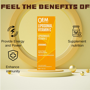 ओम लिपोसोमल विटामिन सी 2000 मिलीग्राम विटामिन सी एंटीऑक्सिडेंट और प्रतिरक्षा समर्थन के लिए उच्च जैव उपलब्धता के साथ - Product Image 6