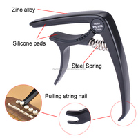 Capo de guitare en alliage de zinc tirant la corde pour guitares électriques acoustiques ukulélé mandoline Banjo basse accessoire de guitare de Style vierge
