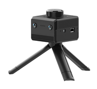 Hone Aurora LiDAR Kit Modul elektronik, teropong penglihatan IMU AI jangkauan 40M 1.000m2 Area ROS Robot SLAM 3D Sensor pemetaan