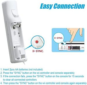 2-gói Trắng Wii điều khiển từ xa với Silicone trường hợp dây đeo cổ tay Tương thích với Wii/Wii U cần điều khiển trò chơi điều khiển - Product Image 6