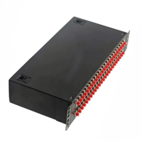 Boîtier de terminaison optique 19 pouces 24/48 ports FC monomode pour rack, avec pigtail fibre optique FC/UPC/APC