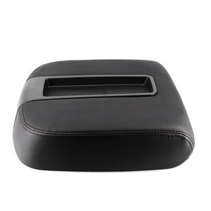 Chevrolet Gmc Center <b>Console</b> Armrest Cover <b>Black</b> Leather Storage Box For Front Seat - Product Image 1