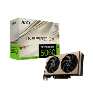 Nouvelle carte graphique gaming 2025 pour PC de bureau GeForce RTX 5060 8G INSPIRE 2X OC MXM avec ventilateur - Product Image 1