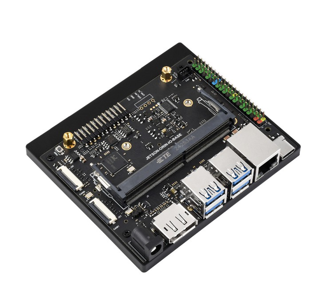 Jetson Orin Nano NX Industrial Development Board with PCIe M.2 & GPIO Interfaces POE Expansion Support for AI Edge Computing