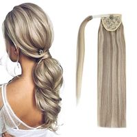 Offre Spéciale queue de cheval extension de cheveux cheveux synthétiques fibre résistante à la chaleur tressage sans flamme extension de cheveux queue de cheval vendeur de perruque
