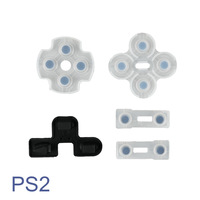 Coussinets conducteurs en caoutchouc pour manettes PS2/PS3/PS4/PS5, boutons D-Pad et ABXY, adhésifs conducteurs V1 V2 V3