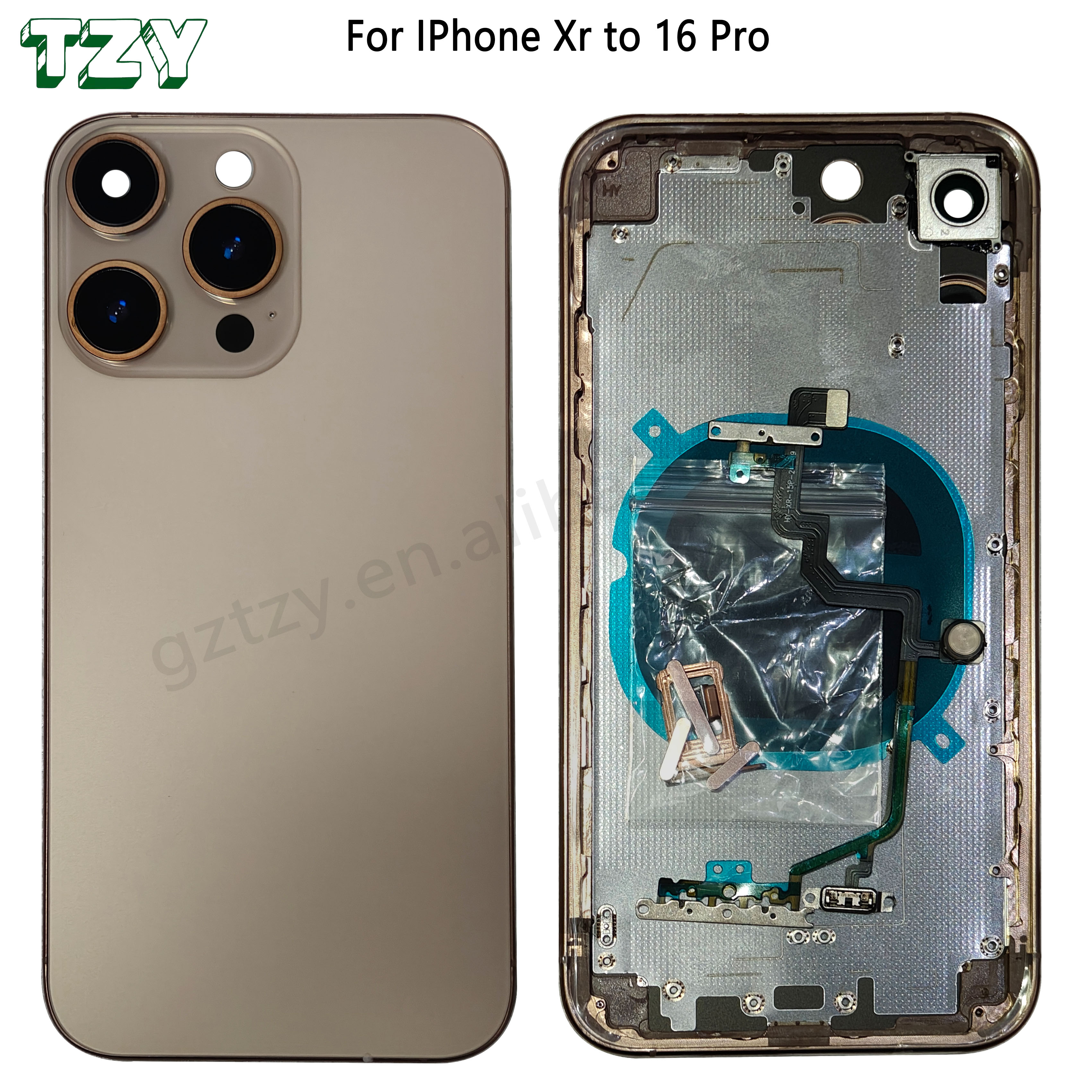 iPhoneXR to 16Proカスタマイズハウジング DIY XR TO 16 Bodychange housing For iphone XR to 16