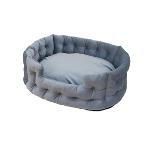 Customizable Luxury Velvet Pet <b>Nest</b> Modern Square Dog <b>Bed</b> for Large Dogs Faux Fur Removable Print Private Label <b>Bed</b> for Winter - Product Image 1