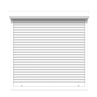 Volet roulant en aluminium pour fenêtre et porte, pare-soleil, rideau électrique manuel, fenêtres à rouleaux personnalisées
