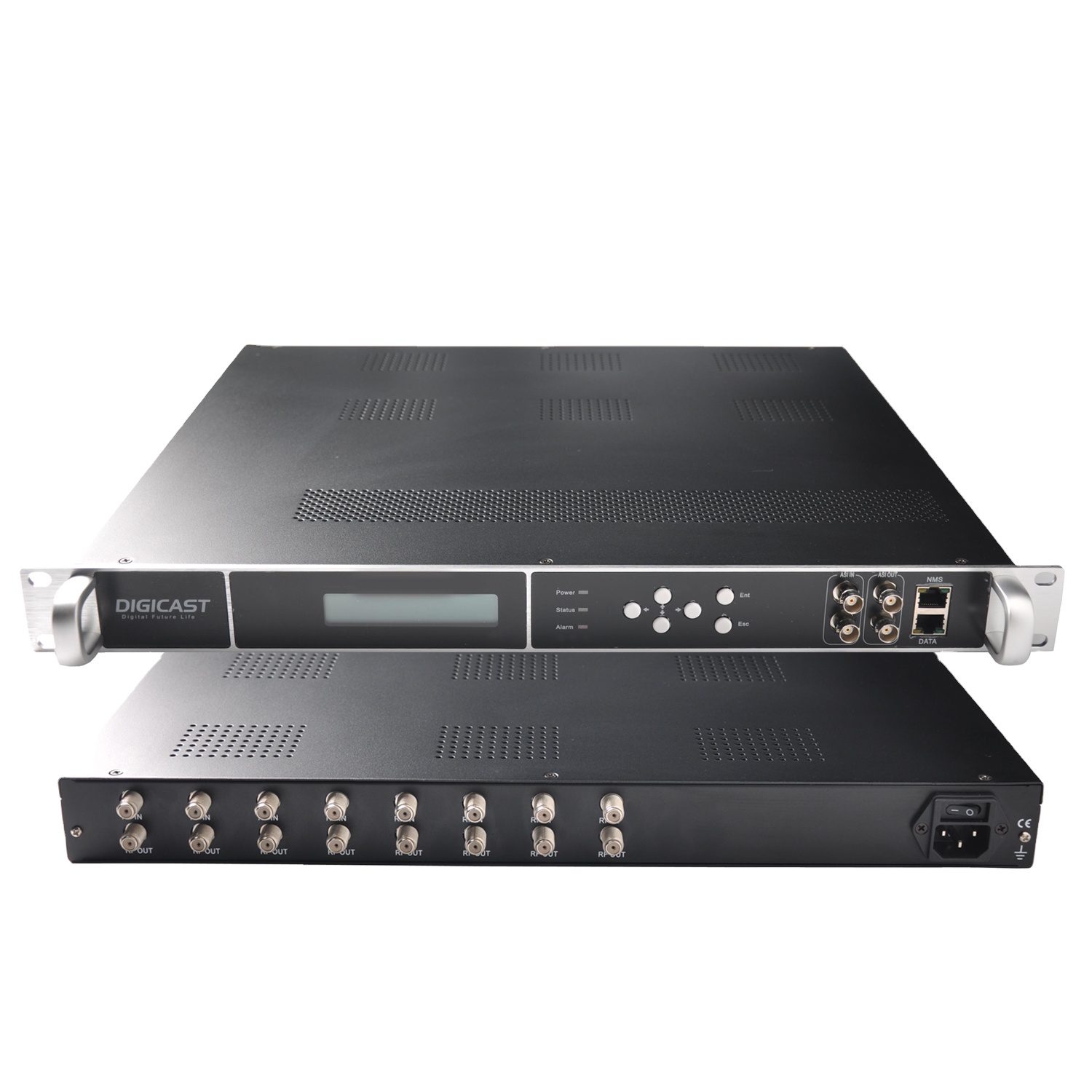 IPTV OTT головное решение FTA 24 тюнеры Бесплатные спутниковые ТВ каналы декодер DVB-C IP IPTV Потоковое