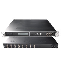 Solución de Cabecera IPTV Digital FTA con 24 Sintonizadores, Receptor Profesional de Alta Definición con Gateway IP DVB-T para Satélite Gratuito