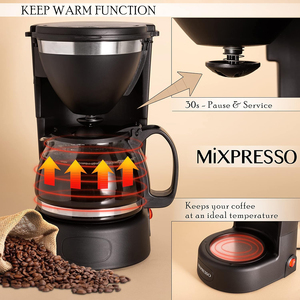 Cafetière Électrique Intelligente Multifonctionnelle pour la Maison, Machine à Café en Grains à Goutte Unique, Portable pour l'Extérieur, Expresso - Product Image 2