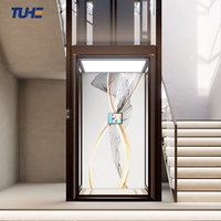 Ascenseur domestique duplex pour 2 étages, mini-ascenseur adapté aux appartements en mezzanine