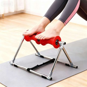 Rouleau de massage des jambes, entraîneur musculaire par acupression pour les jambes et les pieds, tête de massage convexe, jaune, rouge, noir, aucune alimentation électrique requise - Product Image 4