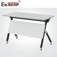 Bureau d'activités scolaires moderne Ekintop, bureau pliable pour ordinateur portable, bureau debout en bois