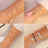 Vente en gros, usine chinoise, nouveaux bijoux de mode, alliage personnalisé, chaîne fantaisie, bracelet unisexe