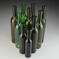 Bouteille de vin rouge vide de 500 ml en verre, forme personnalisée, fabriquée sur mesure en usine, emballage personnalisé, moule pour bouteille de vin
