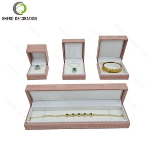 Custom Logo Custom Size and Color Luxury Velvet Jewelry <b>Box</b> <b>Earring</b> Bracelet Necklace Ring <b>Gift</b> Display Packaging Case - Product Image 1