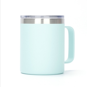 Nueva <span class=keywords><strong>taza</strong></span> de café aislada de acero inoxidable de doble pared de 12 oz y 14 oz <span class=keywords><strong>con</strong></span> asa de tapas Color en stock <span class=keywords><strong>Precio</strong></span> barato - Product Image 3