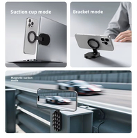 Support de téléphone magnétique 3-en-1 en gros, pliable et réglable, pour bureau, ordinateur portable et fixation murale