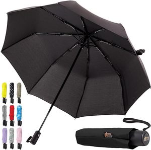 Wholesale <b>Umbrellas</b> Compact Travel Portable Waterproof Sun Rain Automatic Open Parapluie Custom Folding <b>Umbrella</b> With Logo - Product Image 1