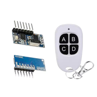Module décodeur de code pour télécommande sans fil315Mhz 433Mhz Module RF récepteur et émetteur Module 7 canaux apprentissage