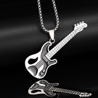 Nouveau Collier Croix en Titane Style Chrétien Europe-Amérique Printemps 2026 Bijoux Unisexe Pendentif Moto Perles Incrustées de Diamants