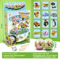 Ensemble de blocs de construction de haute qualité 12-en-1, assemblage de voitures, camions de pompiers, animaux, éducatif, plastique ABS, surprise pour enfants STARMERRY