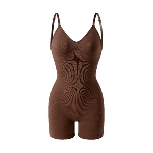 Plus-Size One-Piece <b>Body</b> <b>Shaper</b> Straps Tummy-Control Butt-Lifting Waist-Cinching Briefs <b>Women</b> Seamless Nylon Shapewear - Product Image 5