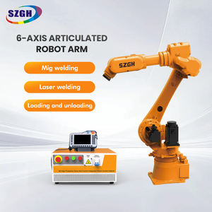 Robot Industrial Automático para Pintura de Automóviles, Brazo Robótico con Capacidad de Carga de 20 kg, Alcance de 1850 mm, 6 Ejes, Componentes Principales con Motor PLC, Certificación CE-EMC - Product Image 1