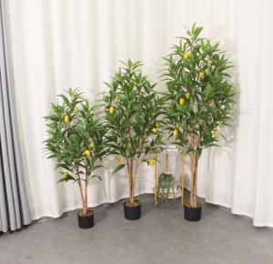 Árbol de <span class=keywords><strong>Mango</strong></span> JWS4096, Planta Artificial de Plástico de Alta Calidad, Ligero y Desmontable, Bonsái Artificial de <span class=keywords><strong>Mango</strong></span> - Product Image 5