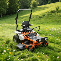 Tondeuse autoportée à moteur thermique à braquage zéro, avec plateau de coupe de 48, 50 ou 61,8 pouces, pour jardin et pelouse