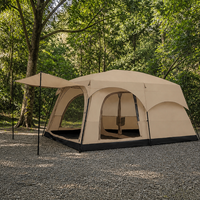 Tente de camping automatique pour 8 à 12 personnes, double couche, luxe, hydraulique, familiale, imperméable, anti-UV, pour la plage et les activités de plein air