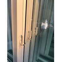 Fenêtre coulissante en PVC résistante aux ouragans tropicaux, cadre UPVC, verre trempé résistant aux chocs, isolation phonique pour les Bahamas, vente en gros