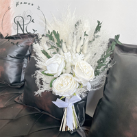 Bouquet de mariée en fleurs séchées Sola, écologique, multi-usage, diffuseur d'aromathérapie Naturecho Studion, décoration pour la mariée