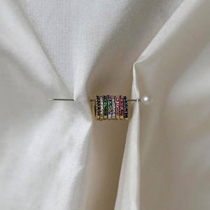 Nueva alta calidad delicada Plata de Ley 925 joyería de oro minimalista hermoso diseño mujeres pendientes de aro de moda - Product Image 3