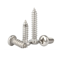Custom Galvanized Stainless Steel SUS304/316 (A2/A4) Round Head Self Drilling Screws Pan Head Self Tapping Screws