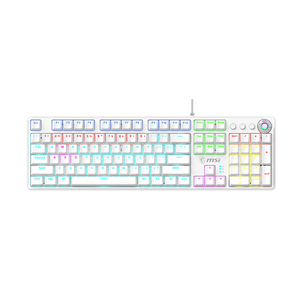 <span class=keywords><strong>MSI</strong></span> GK50Z V2 <span class=keywords><strong>Clavier</strong></span> mécanique <span class=keywords><strong>Clavier</strong></span> d'ordinateur de bureau de jeu Effets d'éclairage RVB <span class=keywords><strong>Clavier</strong></span> à touches complètes personnalisé Noir Rouge - Product Image 5