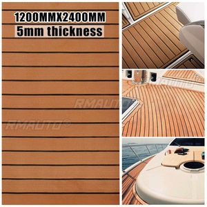1200mmx2400mmx5mm Self Adhesive <b>EVA</b> <b>Foam</b> Faux Teak Decking Boat <b>Sheet</b> Boat Accessories Yacht Synthetic Teak Decking Floor Mat - Product Image 2