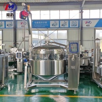 Bouilloire de cuisson sous pression industrielle Offre Spéciale automatique verticale grand cuiseur à haute pression de viande à gaz pour bouillon de haricots