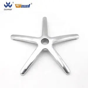 ALA-C19 Best quality most popular aluminum rotatable metal heavy duty universal five star chair base