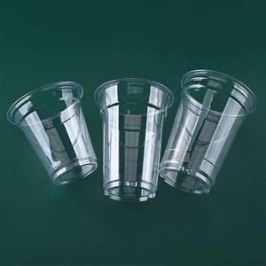 Vasos Desechables Transparentes de Plástico PET con Tapas, Calibre 98, 12/14/16/18/20/24 oz, Logotipo Personalizado para Café Helado, Latte, Jugo - Product Image 5