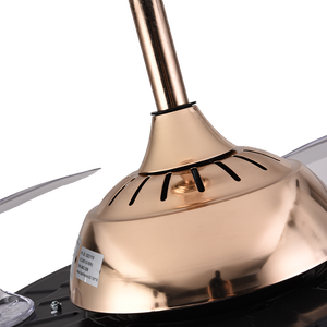 Vente en gros d'art postmoderne Offre Spéciale Design ménage 48 pouces à faible bruit prix bon marché or ventilateur de plafond cristal - Product Image 5