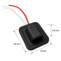 Connecteur de couture femelle USB-C avec indicateur LED 5V 2A, adaptateur USB-C plat, indice de protection IP66 pour tapis chauffant
